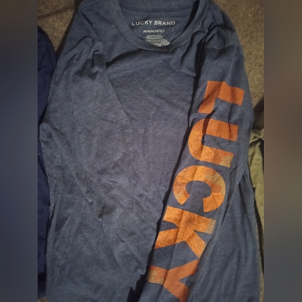 Boys M 10/12 Lucky Brand long sleeve